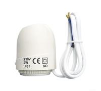 Actuador Eléctrico Termostático 230V para Suelo Radiante - Válvula Automática Colector Calefacción 12mm Apertura Rápida 3-5min Bajo Consumo 2W para montaje para fácil M30x1.5 Hogar (Normally Closed)