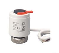 Actuador Eléctrico Válvula Motorizada Calefacción Suelo Radiante 2 Vías Normalmente Cerrado 150N ABS Instalación para fácil(1pc)