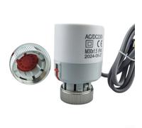 Actuador electrotérmico 230 V calefacción por suelo radiante M30 | 230 V CA, diseño cerrado normal, apertura automática, rosca M30, para calefacción por suelo radiante