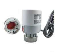 Actuador Electrotérmico Plástico 230V Bajo Consumo 2W | flujo agua para preciso, suelo radiante, apertura automática al encender, hogar y comercial
