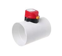 actuador for válvula de compuerta de aire Válvula de aire motorizada plástico, amortiguador eléctrico conducto, control solenoide for ventilación tubería, 220V, 12V, 24V(160mm,AC 220V)