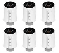 Actuador inteligente para termostato, control mediante aplicación, compatible con asistentes de voz, WiFi, 6 unidades