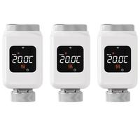 Actuador inteligente para termostato, modo de ahorro de energía, compatible con control por voz, paquete de 3 unidades