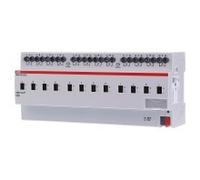Actuador interruptor 12 veces, 10A, REG - Actuador de conmutación para domótica KNX SA/S12.10.2.2 | ABB | SA/S12.10.2.2 | 2CDG110260R0011 | Accionador del interruptor