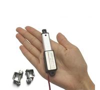 Actuador lineal DC 12V 24V 150N varilla telescópica 10/20/30/50/150/200mm Motor de actuador lineal eléctrico 12 V(24V 30mm s 20N,Stroke 20mm)