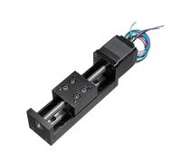 actuador lineal, Etapa Deslizante Tipo T, Mini De Riel Lineal, Mesa 50-300mm Con Motor Paso A Nema11 28mm For Impresora 3D CNC Eje XYZ(Stroke 100mm,1mm Pitch)