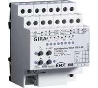 Actuador Para Rolletas 216000, 4 Canales, Ac 230V, Mando Manual, Knx, Registro