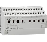 Actuador rotatorio KNX, 8 canales, 16A, con regulación y accionamiento manual, 1 unidad.