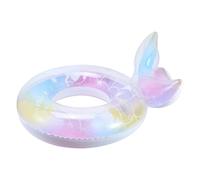 Acuática | Flotador exterior iridiscente, con diseño de cola de peces, ideal para jardín, río, lago, playa, , vacaciones al aire libre