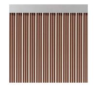 Acudam cortina s-350 puertas marrón exterior pvc aluminio cintas 90 x