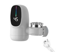 Acunny Grifo Calentador Eléctrico de Agua - Grifería Con Pantalla Digital Led Y Calentamiento Rápido | Accesorios Para Baño Hotel Cocina Casa Interiores