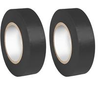 Adam Hall Accessories 580813 BLK - Cinta aislante 0,13 x 19 mm x 20 m negro (Paquete de 2)