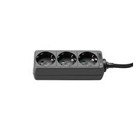 Adam Hall Accessories 8747 X 3 - Base de enchufes de 3 tomas
