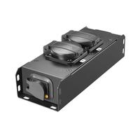 Adam Hall Accessories PRO PORT 2 T - BASE DE ENCHUFES CON 2 TOMAS IP54 + ENTRADA/SALIDA POWER TWIST TR1