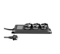 Adam Hall IP44 EU Power Strip 3 Sockets