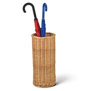Soporte para paraguas redondo, color marrón, diámetro 28 cm, altura 50 cm
