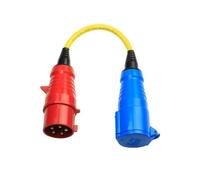 Adaptador 32A Cable CEE Acoplamiento 3p a 32A CEE Conector Conexión 5p Victron