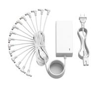 Adaptador CA/CC de 4.5 V para accesorio iluminado Lemax compatible con Lemax Accessory94566 94563 94564 94565 74295 74269 44242 luces de pueblo de Halloween para Navidad, decoración de edificios (15