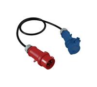Adaptador CEE 1m 16A 5P 230V enchufe a 16A acoplamiento Camping Doktorvolt®...