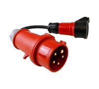 Adaptador CEE alta corriente 16A enchufe de 30cm a acoplamiento 230V...