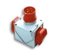 Adaptador CEE DOUBLE MIX 3P+E 73111