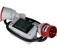 Adaptador CEE para corriente alterna, de 32A a 16A, con cable de 5 metros e inversor de fases, modelo 241205/S