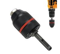 Adaptador convertidor de portabrocas - Convertidor de portabrocas sin llave | Herramienta de conversión de liberación rápida para construcción de aleación, gama de sujeción profesional de herramienta