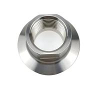 Adaptador de abrazadera triple con anillo roscado que se puede atornillar una llave for plomería y tuberías(3/4")