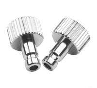 Adaptador de acoplador de aerógrafo macho G1/8 para BSP 3 piezas para conexión estable de interfaz de aerógrafo y manguera de aire