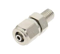Adaptador de acoplador de junta rápida for manguera de aire - Conector neumático de accesorios de rápido, accesorios de metal(12mmX8mmXM12X1.25)
