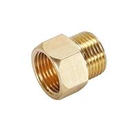 Adaptador de acoplador rápido de ajuste de latón, junta de cobre de conversión de manómetro macho a hembra, 10 Uds., 1/8 ", 1/4", 3/8 ", 1/2"(M02-F02)
