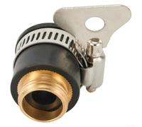 Adaptador de agua para grifos sin rosca con rosca macho M22 de 1/2 a 3/4 pulgadas de rango de tubo compatible con diámetros de grifo estándar