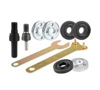 Adaptador de amoladora angular, conexión con llave de seguridad, accesorio de amoladora de taladro, para cortar, pulir, metal, hormigón, electricista, molienda, esquinas, espacios reducidos