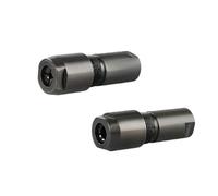 Adaptador de amoladora angular, convertidor de portabrocas recto de rosca M10 para amoladoras de 100 tipos, pinzas de 3 mm y 6 mm, paquete de 2