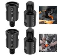 Adaptador de amoladora angular, herramienta convertidora de rosca, hembra de 5/20.3 cm-11 a M14 M10 macho con construcción de acero duradero, conector de pulido giratorio con ajuste de precisión