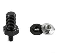 Adaptador de amoladora angular M5 a convertidor de rosca M10, eje de conversión de varilla de molienda de 3 pulgadas, funda de conector de metal para accesorios de herramientas de bricolaje y uso en