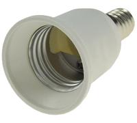 Adaptador de base de la lámpara Plastic E14 en E27 4250416316080
