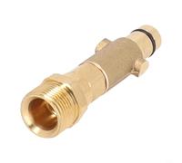 Adaptador de bayoneta de latón M22 rosca macho para lavadoras a presión Nilfisk / accesorio de alta presión para manguera limpiadora de espuma / 140 bar 20 l/min