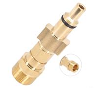 Adaptador de bayoneta de latón macizo M22 macho para Lavor y para limpiador de alta presión Parkside Conector de manguera de lanza de espuma Max 30 L Flujo mínimo