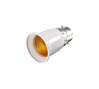 Adaptador de bombilla de bayoneta B22 a soporte convertidor de lámpara de rosca Edison E27 (10 unidades)