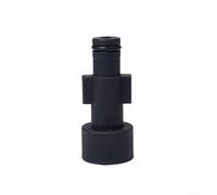 Adaptador de boquilla de espuma para lavadora de alta presión de 4 pulgadas, lanza de nieve de latón para limpieza de coche, compatible con lavadoras a presión Nilfisk, color negro y dorado (paquete 1