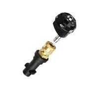 Adaptador de boquilla turbo giratoria de alta presión 6 en 1 varias columnas de agua pistola de espuma multifuncional limpiador alta presión, adaptador de pistola 1/4 pulgadas conector rápido hembra