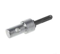 Adaptador de broca de ranura redonda SDS a 2, Acero para conector de eje para intercambio de cabeza de barrena de tierra, Acoplamiento de eje de herramienta eléctrica para taladros eléctricos, 105 mm