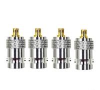 Adaptador de cabezal de osciloscopio P6100 compatible con DSO para tc2 TC3, 100 MHz 600 V, sonda de alta tensión para identificación de canales, osciloscopios digitales, color plateado, 2 unidades (4