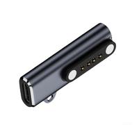 Adaptador de cargador tipo C, convertidor USB-C de aluminio a 4 pines para carga rápida, para grabadora de voz PLAUD Note Pro AI y dispositivos USB-C