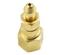 Adaptador de cilindro de acetileno de latón a regulador para tanques de gas CGA-200, CGA-300, CGA-510, CGA-520, accesorios de conector de equipo de soldadura (CGA-200 a CGA-510)