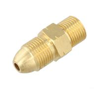 Adaptador de cilindro de gas, acetileno a regulador conector adaptador para soldadura antorcha de corte conexión de botella de gas (CGA-510 a CGA-300)