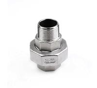 Adaptador de conector de instalación de tuberías de unión de acero inoxidable 304, rosca hembra a macho BSP, 1 Uds., for conectores de manguera DIY(1-1/2Inch)