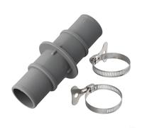 Adaptador de conector de manguera de piscina para tamaños de 1-1/4 pulgadas y 1-1/2 pulgadas, compatible con Hayward para intex para aspiradoras de poligrupo, material de polipropileno resistente a