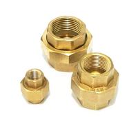 Adaptador de conector de unión de tubería de latón hembra, 1/8 ", 1/4", 3/8 ", 1/2", 3/4 ", 1"(1/8")
